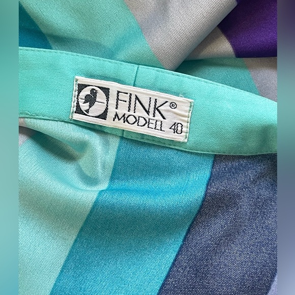 Vtg. 70’s/80’s Faux Wrap Around Sleeveless Dress w/attached camisole - Picture 4 of 7